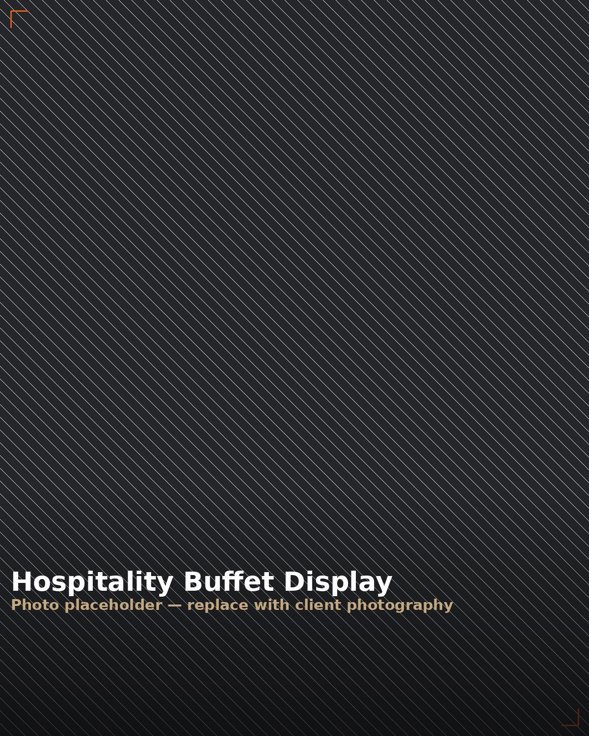 Hospitality Buffet Display